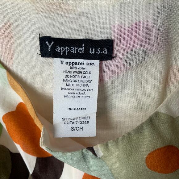 Y Apparel U.S.A. Sleeveless Sundress with Floral and Zebra Pattern Size Small - Picture 10 of 16